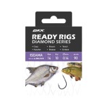 10ks - Hotový Náväzec BBK Ready Rig Diamond Iseama GD 70cm Veľkosť 8