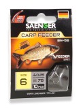 10ks - Hotový Návazec Saenger na Kapry Carp Feeder Velikost 6