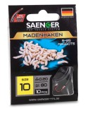10ks - Hotový Náväzec Saenger R-25 Madenhaken Veľkosť 16