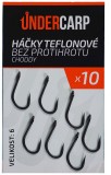 10ks - Jednoháček UnderCarp Teflonové bez protihrotu CHODDY Velikost 6