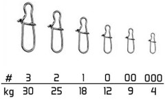 10ks - Karabinka Delphin Fastlock Snap C-01 Velikost 3/30kg 10ks - Karabinka Delphin Fastlock Snap C-01 Velikost 3/30kg