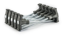 10ks - Kolíky RidgeMonkey Escape Heavy Duty T-Peg 8 inch x10