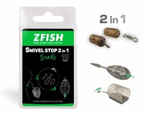 10ks - Konektori Zfish Swivel Stop Perle 2u1