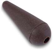 10ks Korálky Anaconda Tapered Shock Beads hnědá
