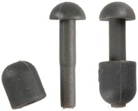 10ks - Korálky Mikado Heli Chod Bead Dark Green