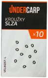 10ks - Kroužky Slza UnderCarp Velikost L