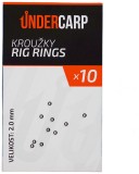 10ks - Kroužky UnderCarp Rig Rings Velikost 2,0mm