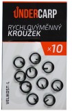 10ks - Kroužky UnderCarp Rychlovýměnný kroužek L