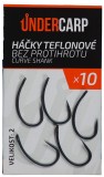 10ks - Kukača teflonska bez protivrana UnderCarp Curve Shank