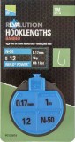 10ks - Návazec Preston Revalution N-50 Hooklengths Velikost 14