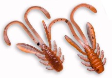 10ks - Nymfa Crazy Fish Allure 2,7cm 0,3gr 8D Orange Coffee