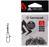 10ks - Obratlík Barrel s karabínkou Fastlock Mikado