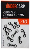 10ks - Obratlík UnderCarp Double Ring Swivel 10ks - Obratlík UnderCarp Double Ring Swivel