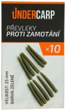 10ks - Prevlačenja protiv zapetljavanja UnderCarp zelena 25 mm