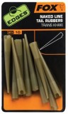 10ks - Prevleky Fox Naked Line Tail Rubbers Trans Khaki