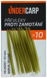 10ks - Prevleky Proti Zamotaniu UnderCarp zelené 54 mm