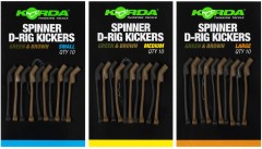 10ks - Rovnátko na Háčik Korda Spinner D Rig Kickers Green/Brown