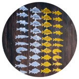 10ks – Sada Božićnih Oskobljenih s Ribljim Motivom