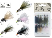 10ks - Sada Umělých Mušek Delphin Fly Wild Trout