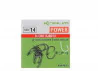 10ks - Uže Korum Xpert Power Hooks Barbed Veličina 14 10ks - Uže Korum Xpert Power Hooks Barbed Veličina 14