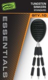 10ks - Zarážky Fox Edges Essentials Tungsten Sinkers Standard