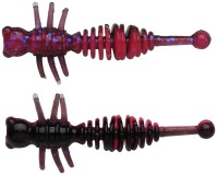 12kom - Gumeni Mamac Berkley PowerBait Power Larvae 4cm Salmon Egg Red/Black