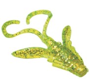 12kom - Gumeni Mamac Berkley PowerBait Power Nymph 3cm 1in Chartreuse Silver Fleck
