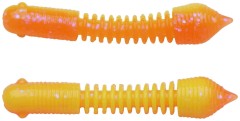 12ks - Gumová Nástraha Berkley Power Pillar 4cm Fluorescent Orange/Sunshine Yellow