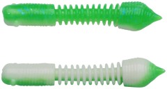 12ks - Gumová Nástraha Berkley Power Pillar 4cm Spring Green/White Floating