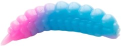 12ks - Gumová Nástraha Moonky Gamer Small 3,6cm 1,2gr Cheese Pink Bubblegum Ultra Blue