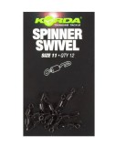 12ks - Obratlík Korda Spinner Swivel Veľkosť 11 12ks - Obratlík Korda Spinner Swivel Veľkosť 11
