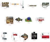 14ks - Samolepka UnderCarp Sada samolepek 14ks - Samolepka UnderCarp Sada samolepek