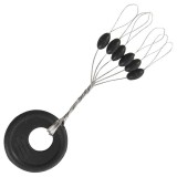 15kom - Gumeni Stopper Method Feeder Fans Black