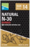 15ks - Háček Preston Natural N-30 Hooks Velikost 14 15ks - Háček Preston Natural N-30 Hooks Velikost 14