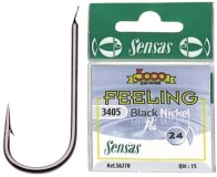15ks - Háčik Sensas Feeling 3405 Black Veľkosť 20