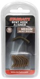 15ks - Rovnátko na Háček Starbaits Bent Hook Medium Hnědá