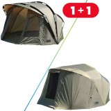 Bivak Mikado Enclave 2 Man Bivvy XL + Přehoz Bivak Mikado Enclave 2 Man Bivvy XL + Přehoz