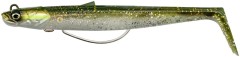 2+1kom - Gumeni Mamac Savage Gear Sandeel V2 Weedless 13cm 33g Green Silver