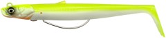 2+1kom - Gumeni mamac Savage Gear Sandeel V2 Weedless 13cm 33gr Lemon Back