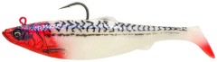 2+1ks - Gumová Nástraha Savage Gear 4D Herring Big Shad 22cm 200g Red Head Mackerel