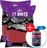 20kg - Boilies LT Baits Extreme Strawberry - Jahoda 24mm + Booster Zdarma