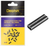 20ks - Krimpovací Svorky Delphin pre Náväzce 1,2x2,6x8mm 20ks - Krimpovací Svorky Delphin pre Náväzce 1,2x2,6x8mm