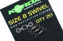 20ks - Obratlíky Korda Swivels Veľkosť 8 20ks - Obratlíky Korda Swivels Veľkosť 8
