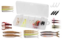 22ks - Set Gumových Nástrah Savage Gear Dropshot Pro Pack Kit