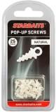 25kom - Držač za Pop-Up Boilies Starbaits Pop-Up Screws Bijela