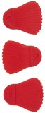 25ks - Imitace ploutve Rage Predator Bait Fins Červená 25ks - Imitace ploutve Rage Predator Bait Fins Červená