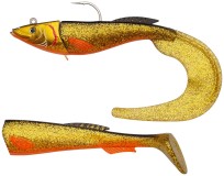 2kom - Gumeni Mamac Berkley Power Herring 23cm 300gr Gold Motoroil