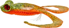 2kom - Gumeni Mamac Gunki Bull Frog 10cm 16,1gr Fluo Chart Pepper