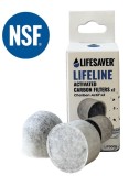 2ks - Aktívne Uhlíkové Filtre Lifesaver Replacement Activated Carbon Filtres