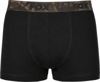 2ks - Boxerky Fox Boxer Shorts Khaki/Black Velikost M